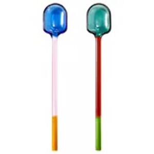 IKEA FENGÖMMARE Spoons Designer Bruno Adrien Aguirre's Multicolor Glass Set